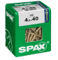 Preview: SPAX Universalschraube YELLOX, 4.5x40 mm, 100 Stück, 4081020450407